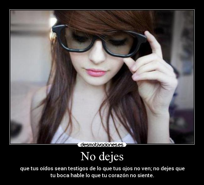 No dejes - 