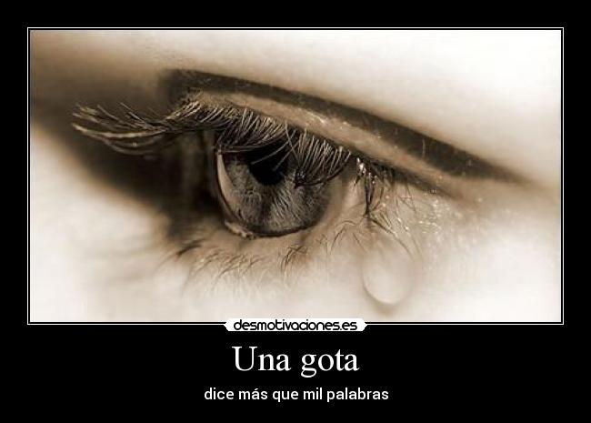 Una gota -