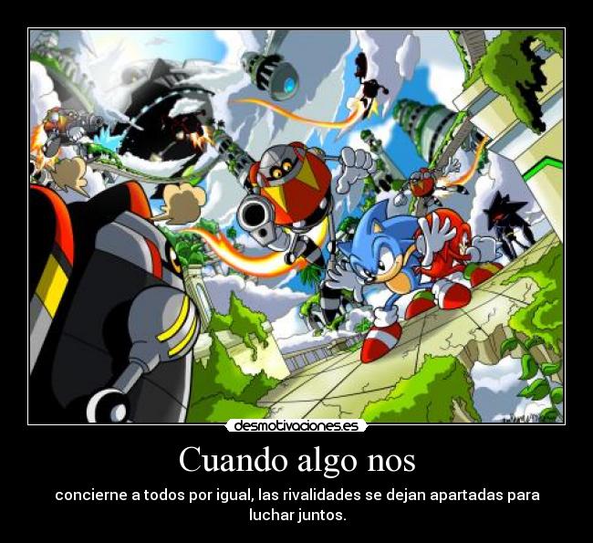 carteles sora sonicteam vease globalizacion con crisis deberia darse desmotivaciones