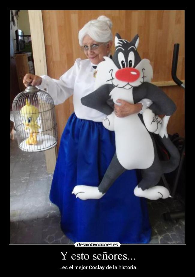 Y esto señores... - ...es el mejor Coslay de la historia.