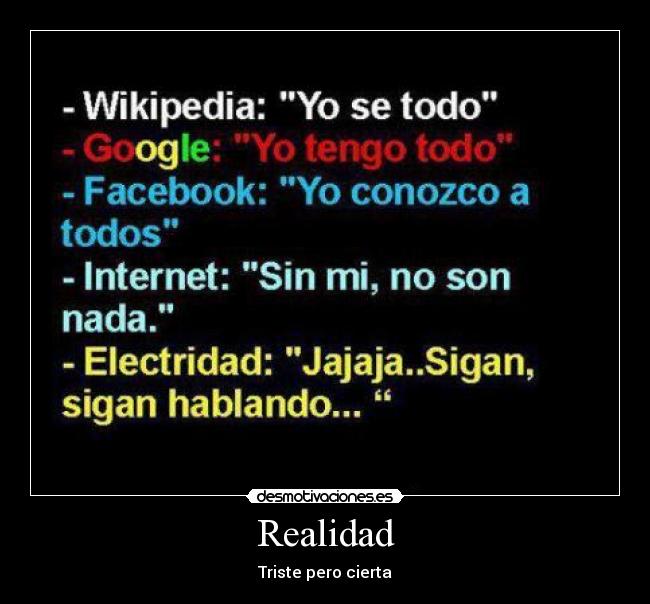 Realidad - Triste pero cierta
