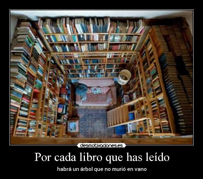 Por cada libro que has leído -