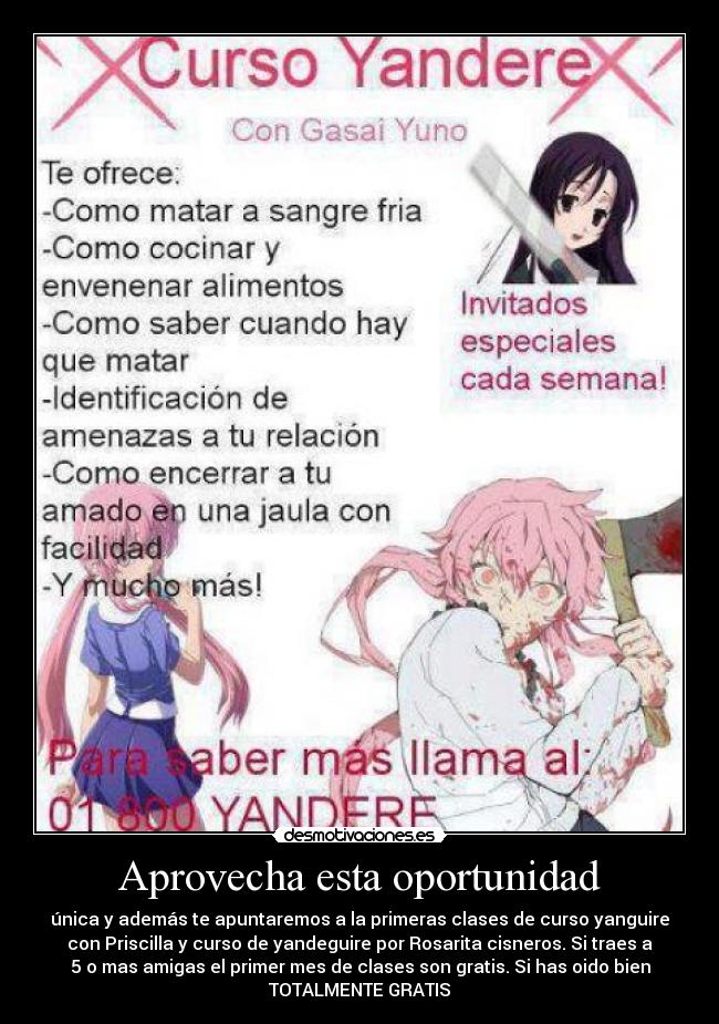 Aprovecha esta oportunidad - 