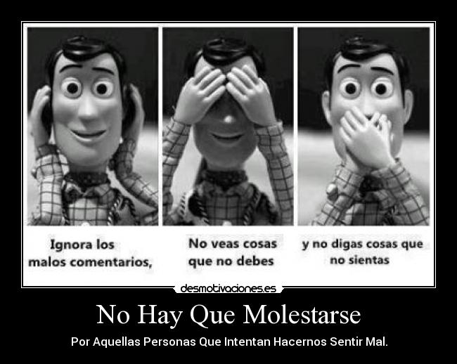 No Hay Que Molestarse -