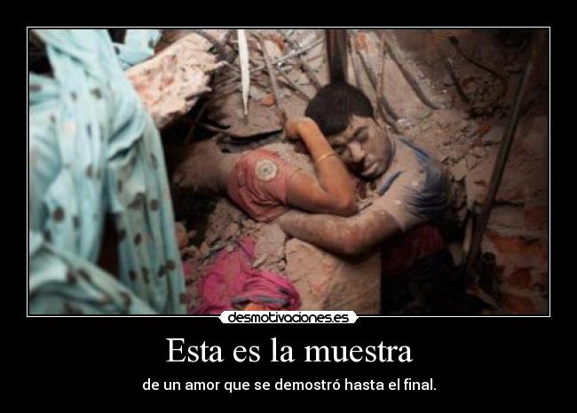 Esta es la muestra -