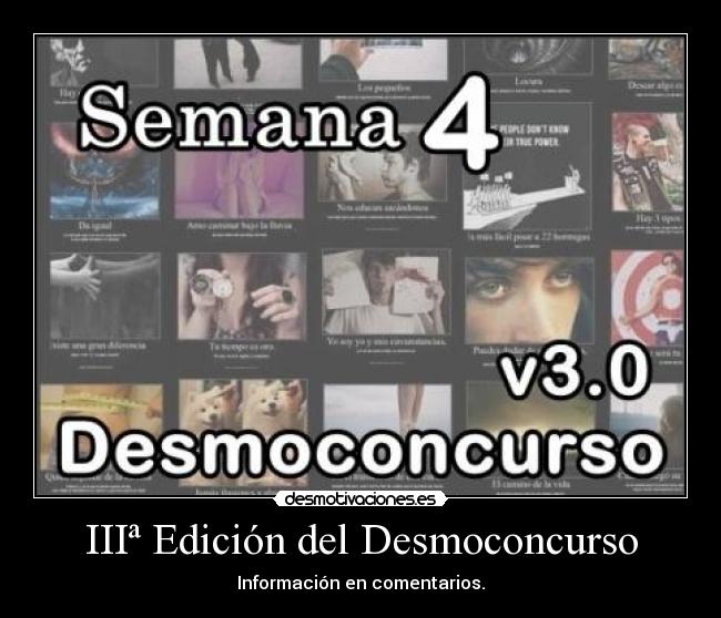 IIIª Edición del Desmoconcurso - Información en comentarios.