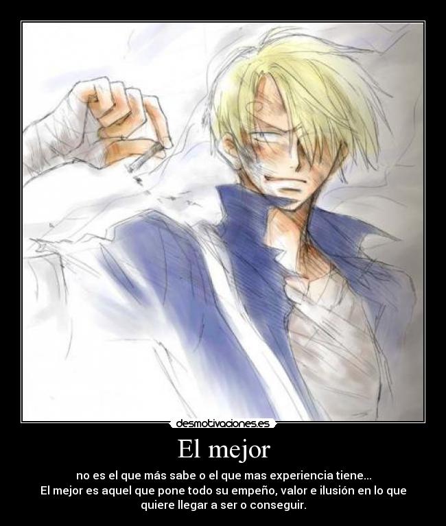 carteles sanji desmotivaciones