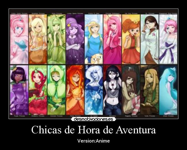 Chicas de Hora de Aventura - 