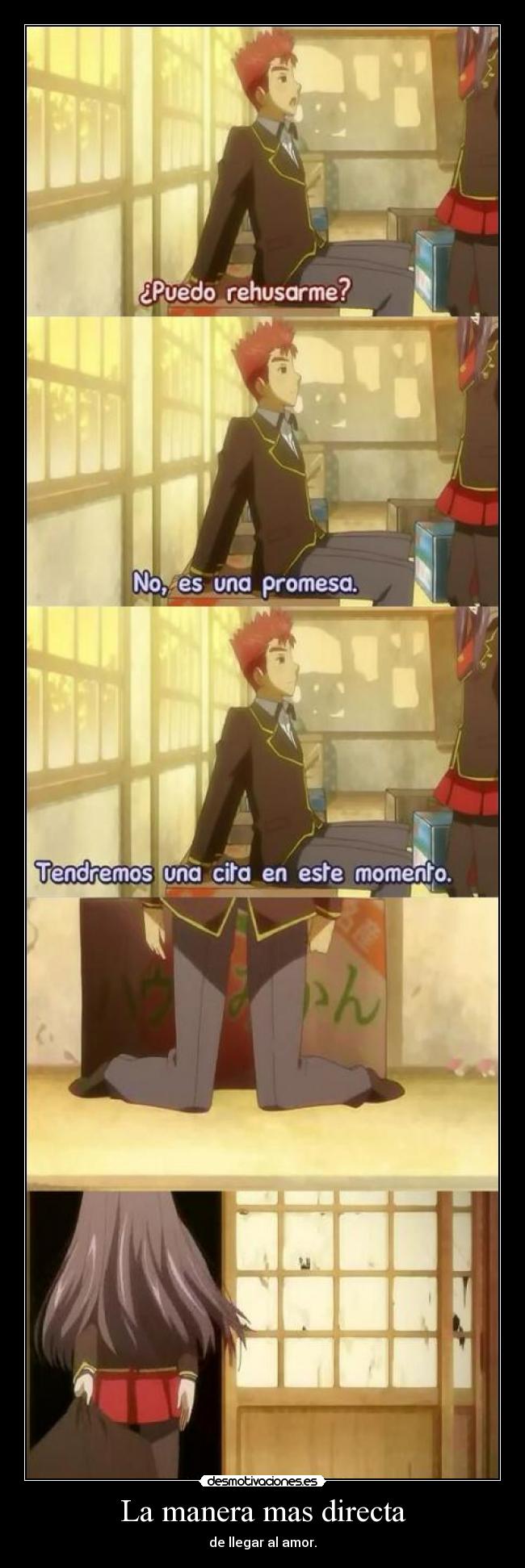 La manera mas directa - de llegar al amor.