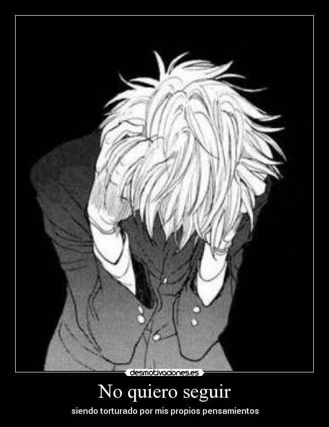 No quiero seguir -