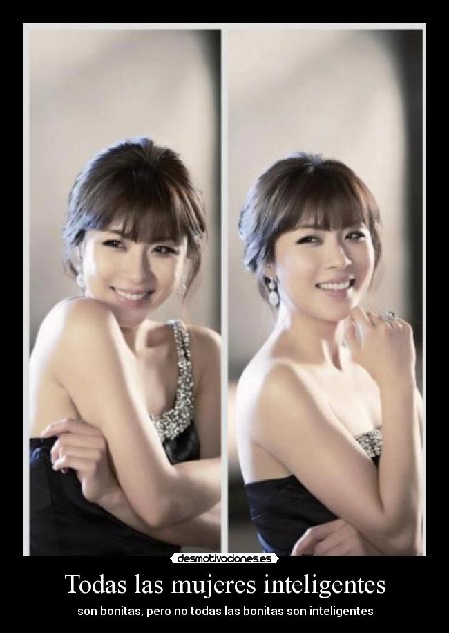 carteles mujeres asiaticas hajiwon corena dorama inteligente desmotivaciones