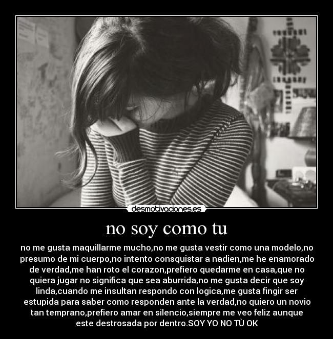 no soy como tu - 
