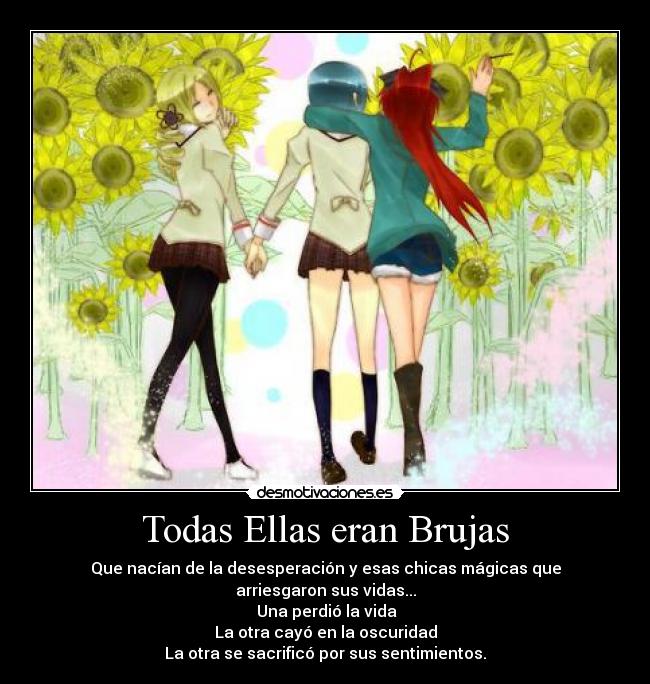 carteles madoka magica desmotivaciones