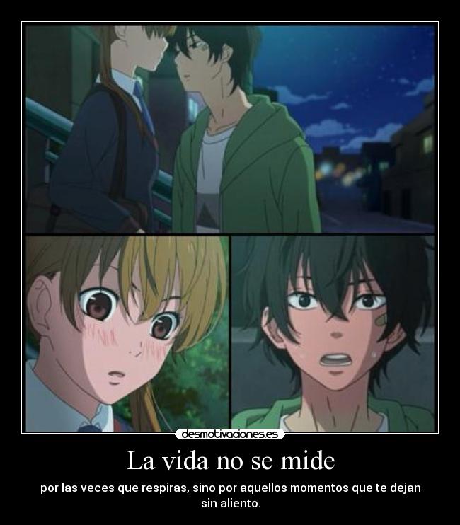 La vida no se mide -