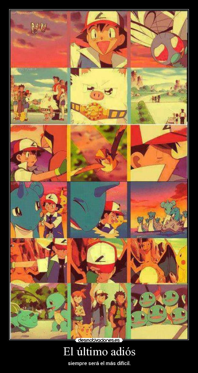 El último adiós - siempre será el más difícil.