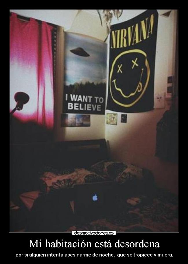 Mi habitación está desordena -