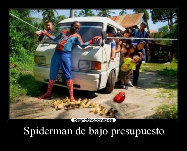 Spiderman de bajo presupuesto -
