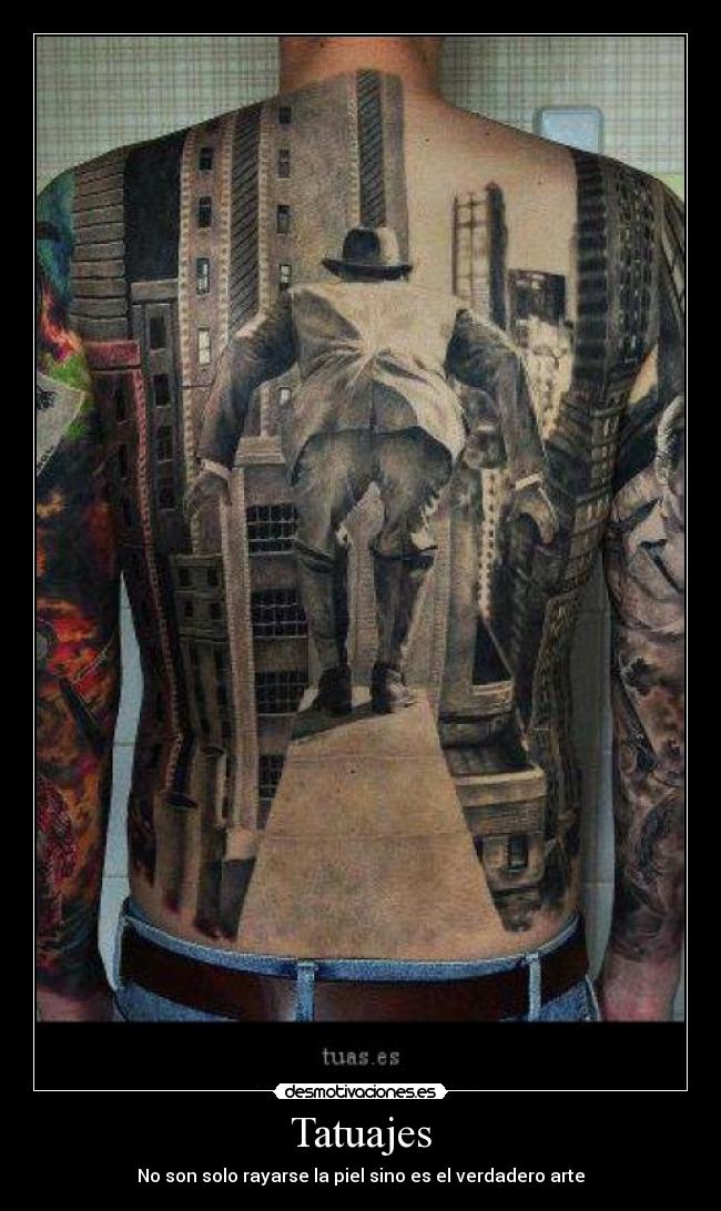 carteles tatuajes realidad desmotivaciones