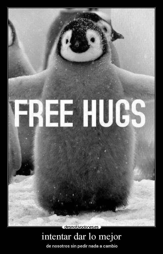 carteles abrazos desmotivaciones