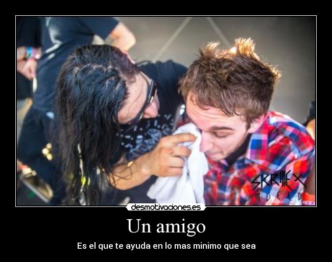 Un amigo -