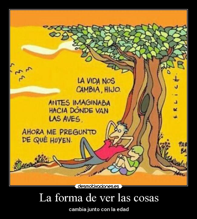 La forma de ver las cosas -