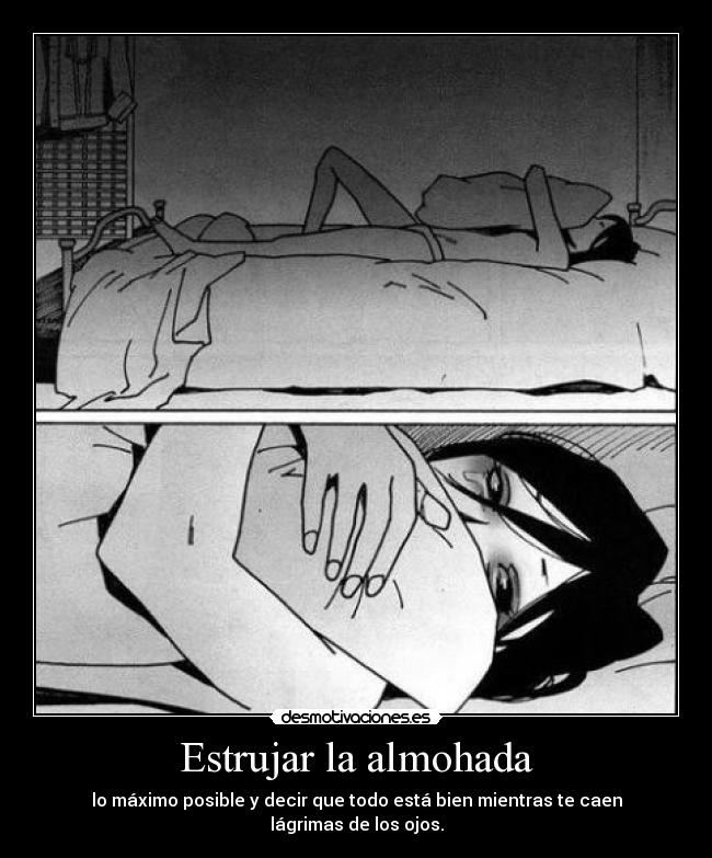 Estrujar la almohada -
