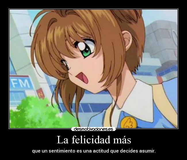 La felicidad más - que un sentimiento es una actitud que decides asumir.