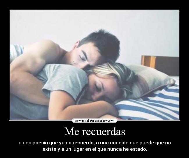 Me recuerdas - 