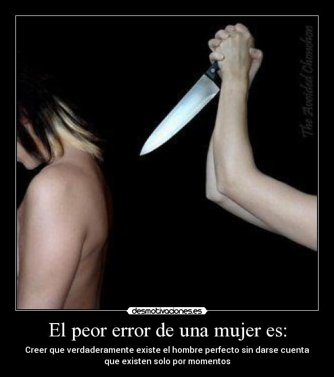 carteles mujer erroees desmotivaciones