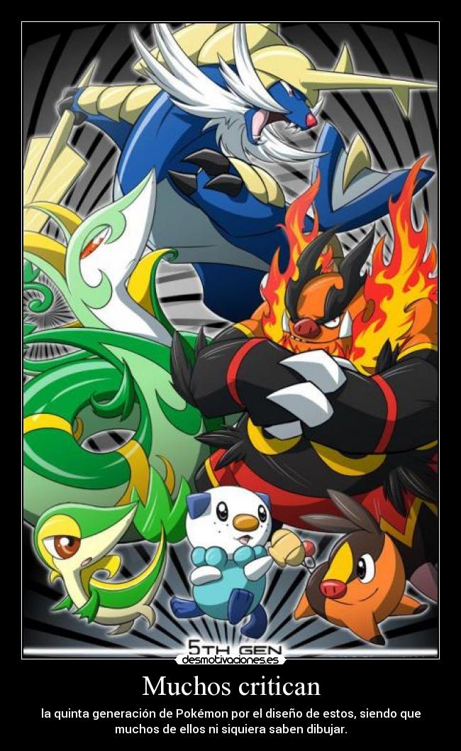 carteles pokemon anime anime otaku generacion snivy tepig oshawott serperior emboar samurott pokemon desmotivaciones