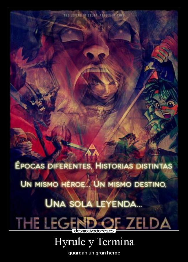 carteles the legend zelda desmotivaciones