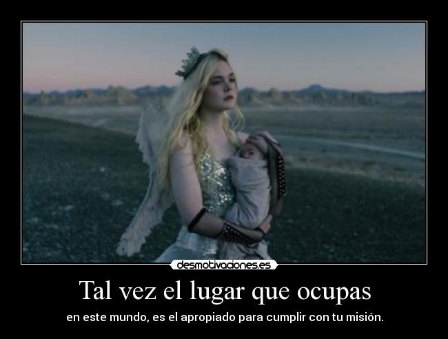 Tal vez el lugar que ocupas -