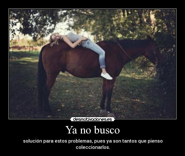 Ya no busco -