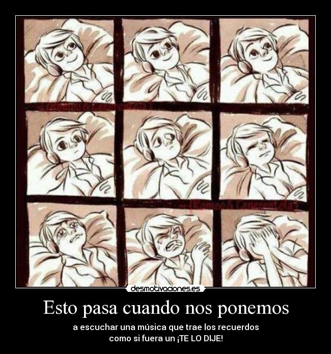 Esto pasa cuando nos ponemos -