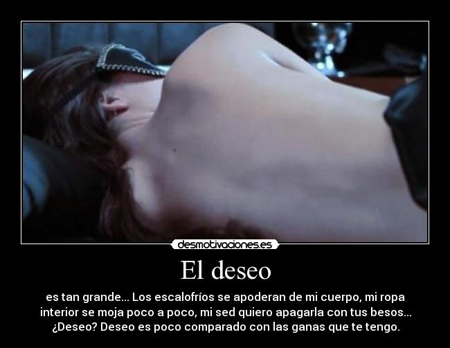 El deseo -