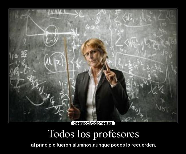 Todos los profesores -