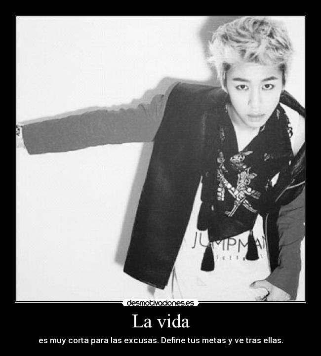 carteles vida bap kpop jung daehyun desmotivaciones