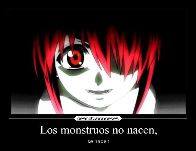 carteles sad anime elfen lied desmotivaciones