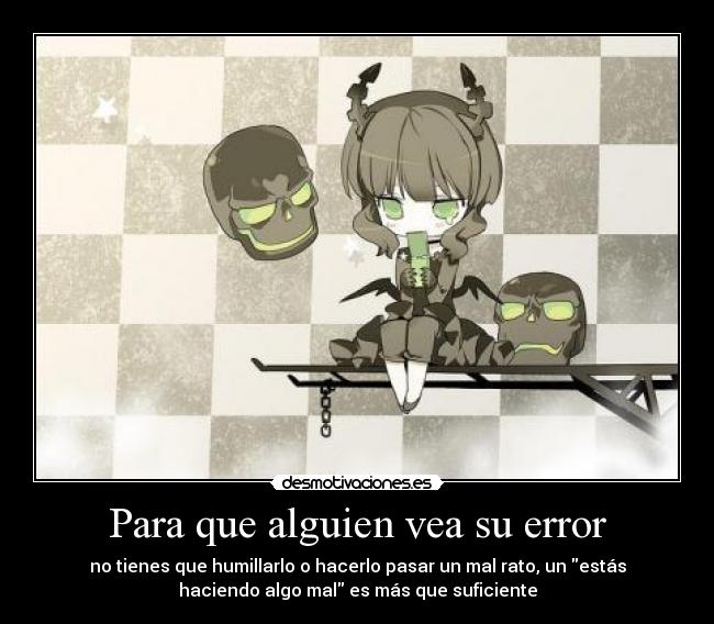 carteles dolor verguenza anime deadmaster desmotivaciones