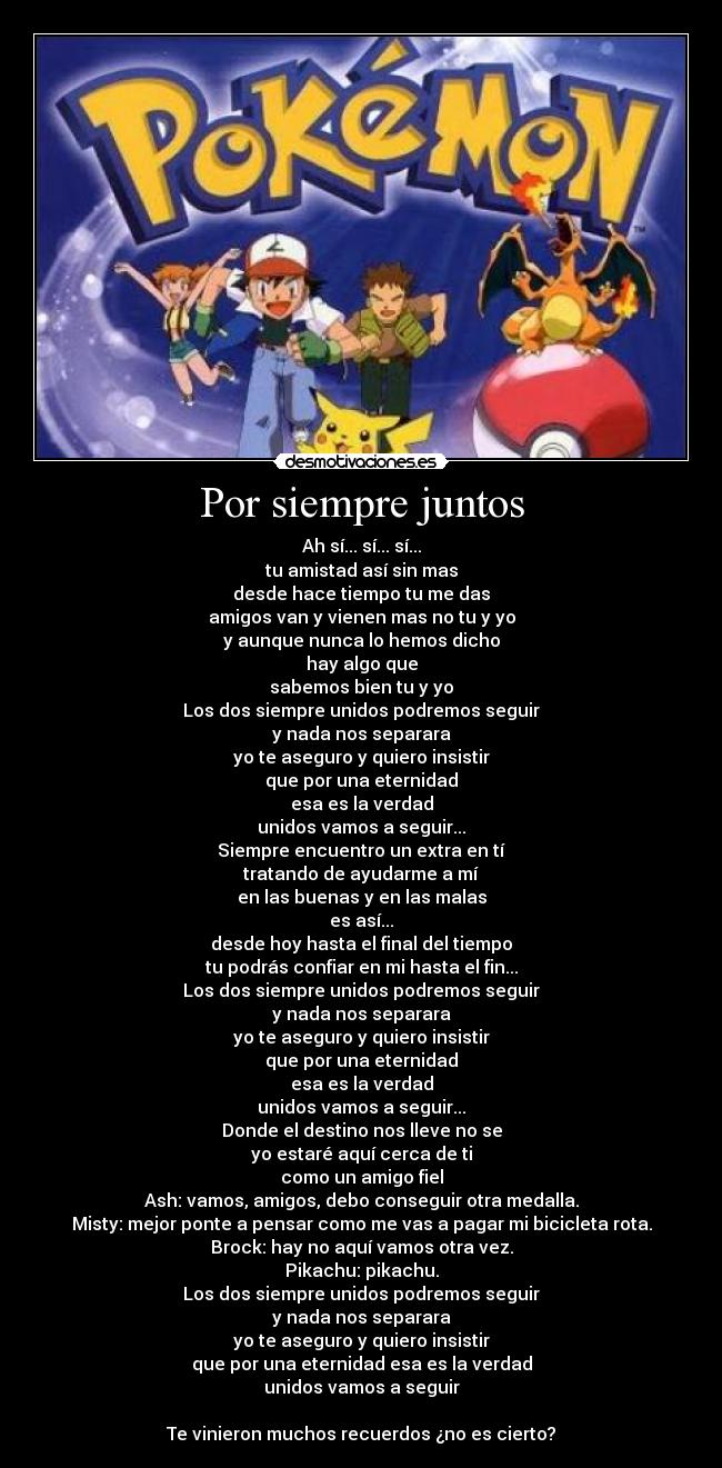 Por siempre juntos -
