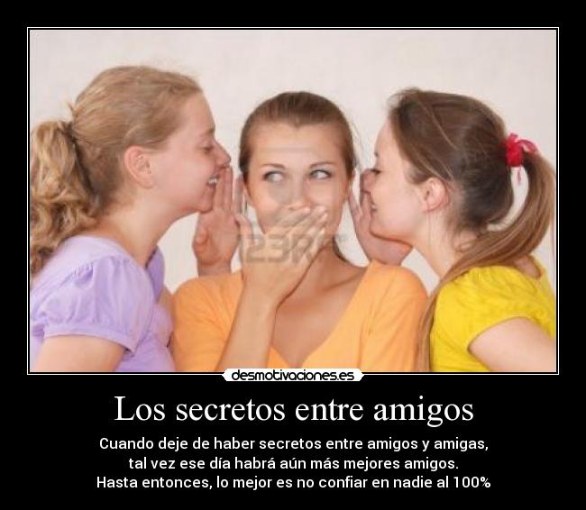 Los secretos entre amigos -