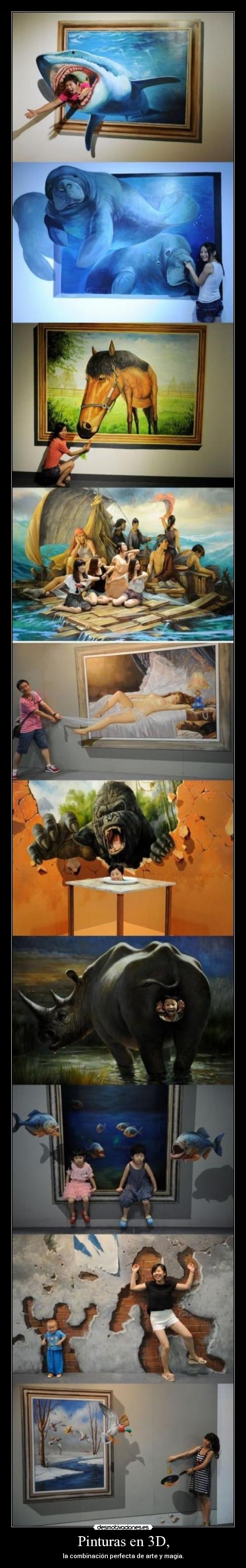 Pinturas en 3D, - 