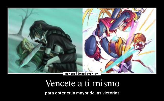 carteles legend zelda megaman dark link omega zero desmotivaciones