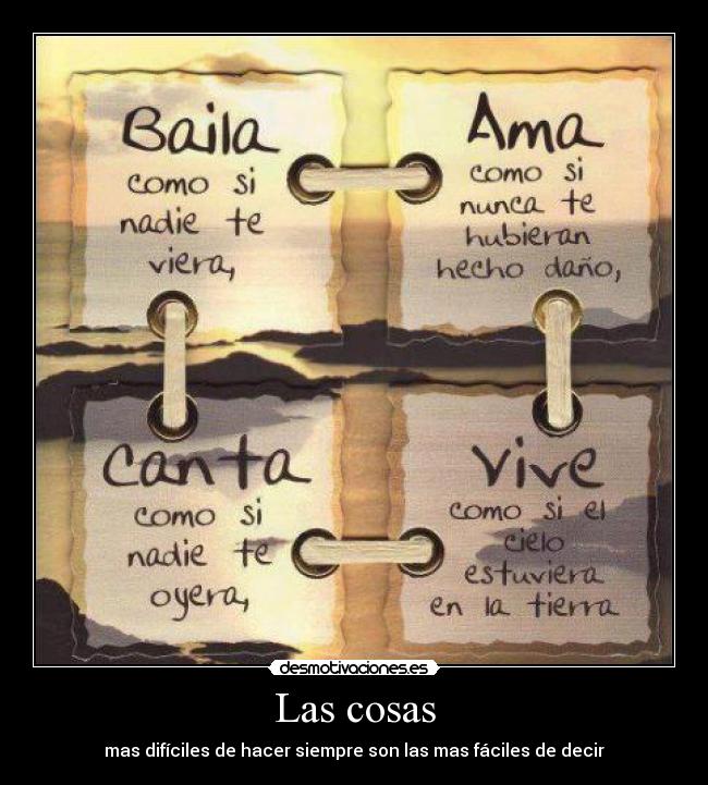 Las cosas -