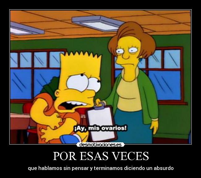 POR ESAS VECES -