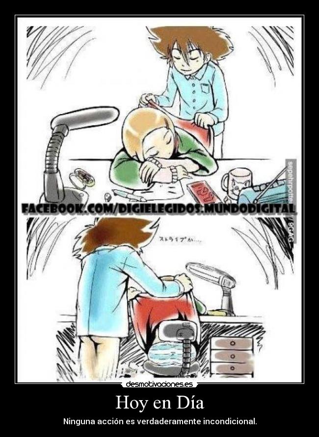 carteles anime manga digimon adventure tai sora taira ecchi desmotivaciones