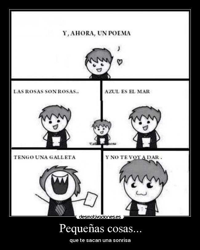 Pequeñas cosas... -