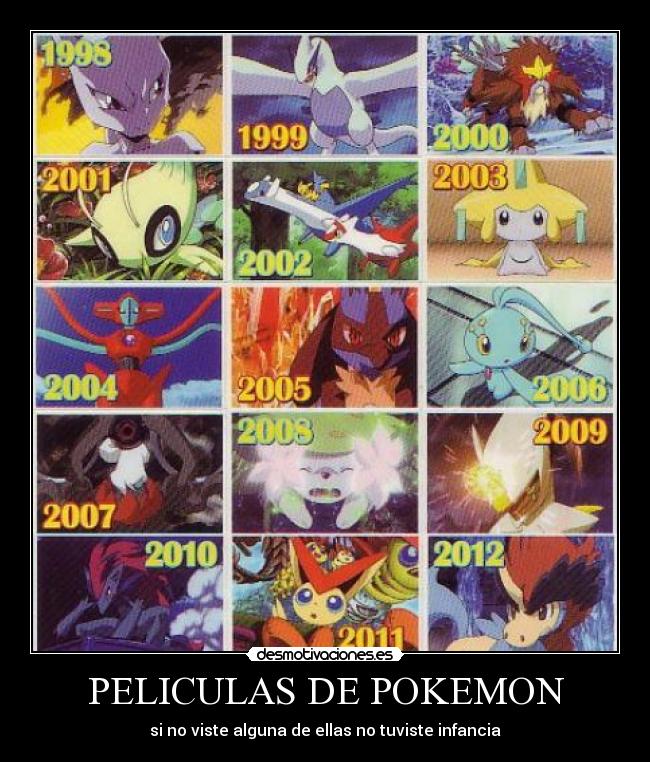 PELICULAS DE POKEMON -