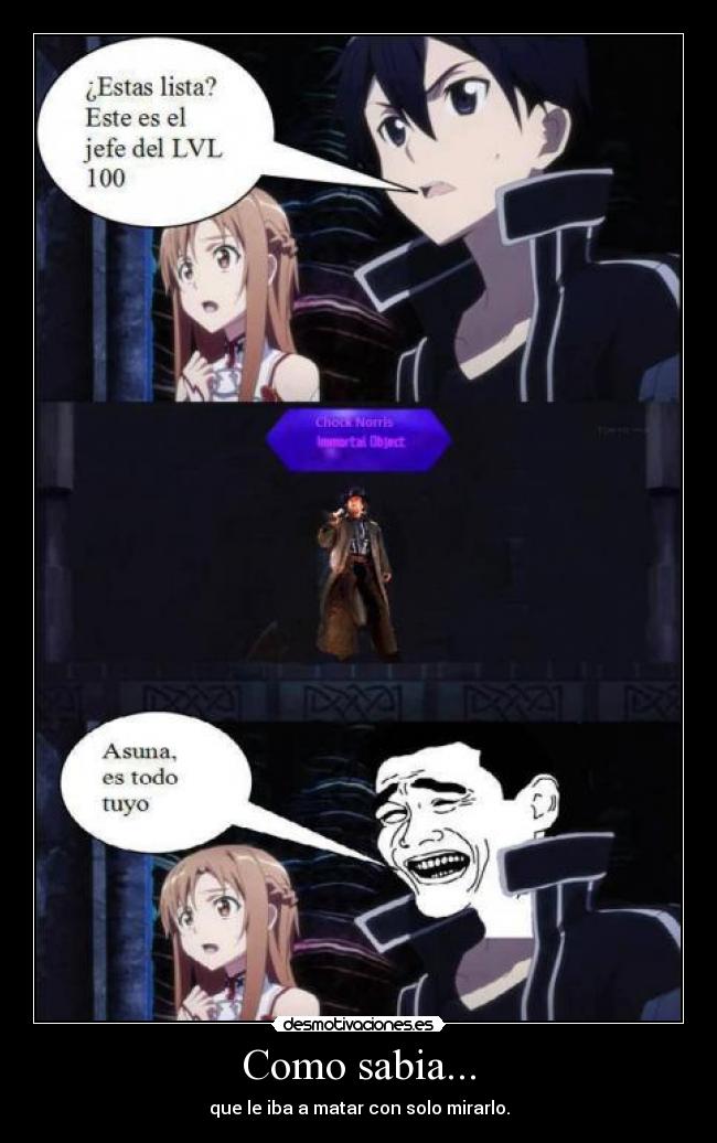 Como sabia... - que le iba a matar con solo mirarlo.