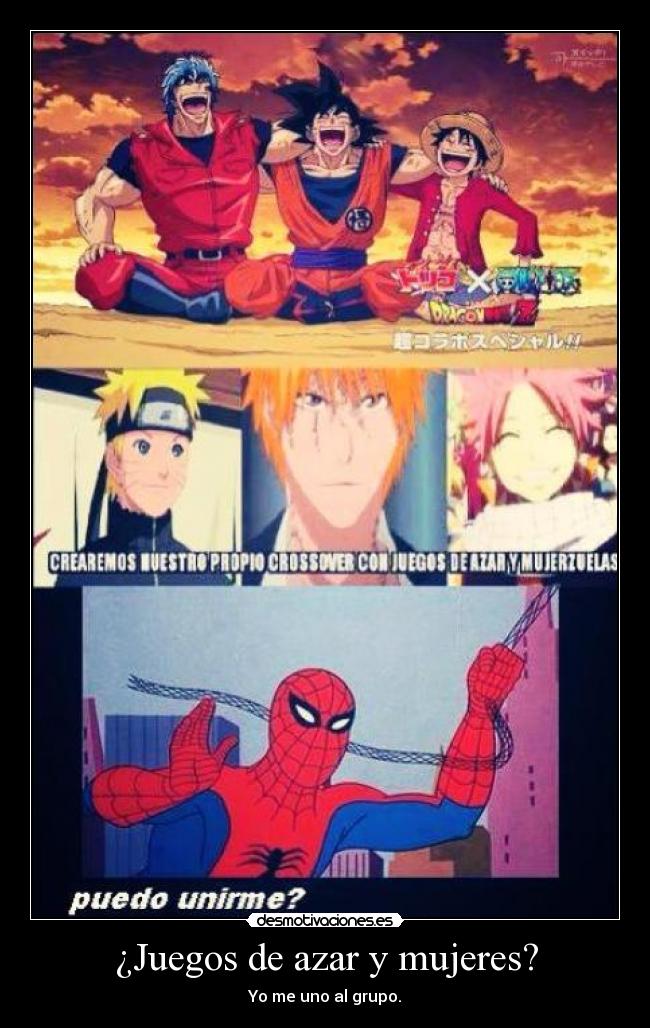 ¿Juegos de azar y mujeres? - Yo me uno al grupo.